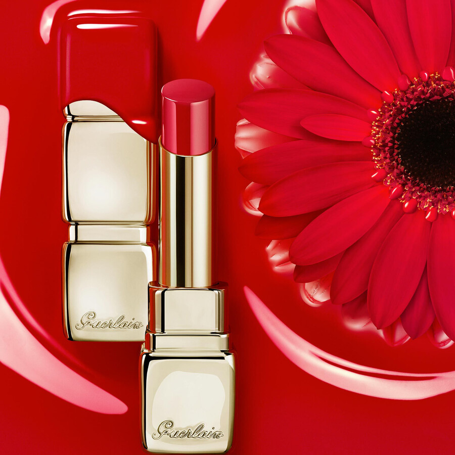 kisskiss shine bloom ⋅ rossetto con ingredienti di derivazione naturale al 95 ⋅ guerlain